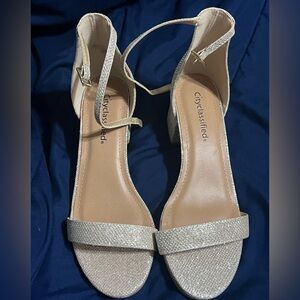 Cityclassified Women's Glittering Gold Heels
